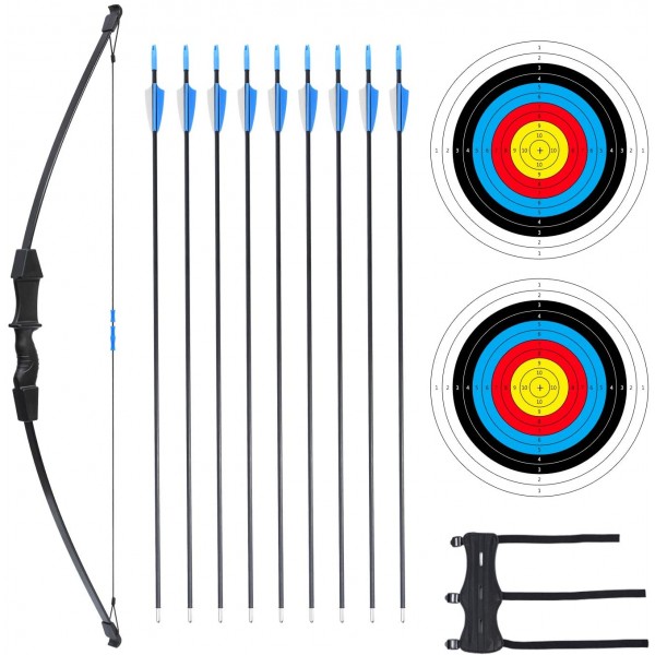 45" Bow and Arrow Set for Teenagers Archery B...