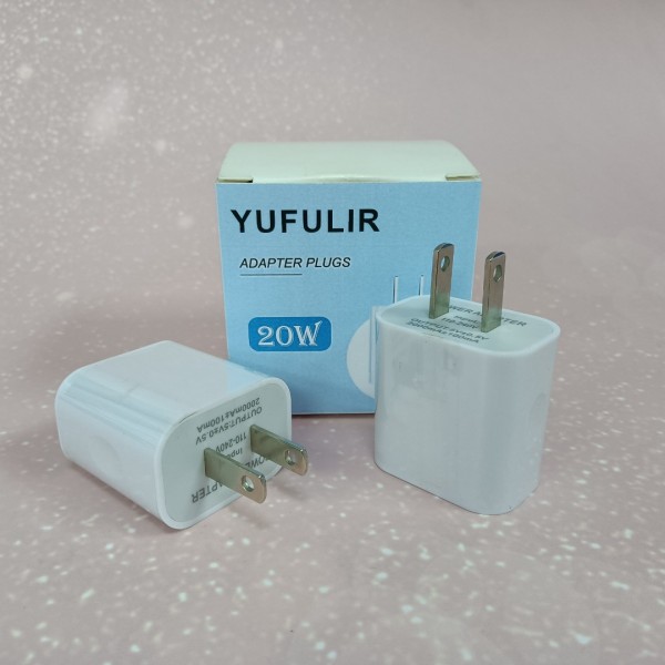 YUFULIR Adapter plugs USB Wall Charger Block 2Pack Dual Port Cube USB Plug Power Charging Adapter