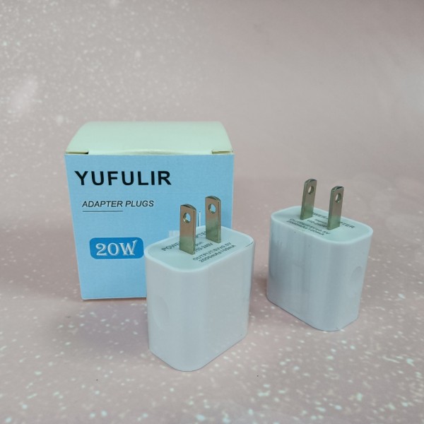 YUFULIR Adapter plugs USB Wall Charger Block 2Pack Dual Port Cube USB Plug Power Charging Adapter