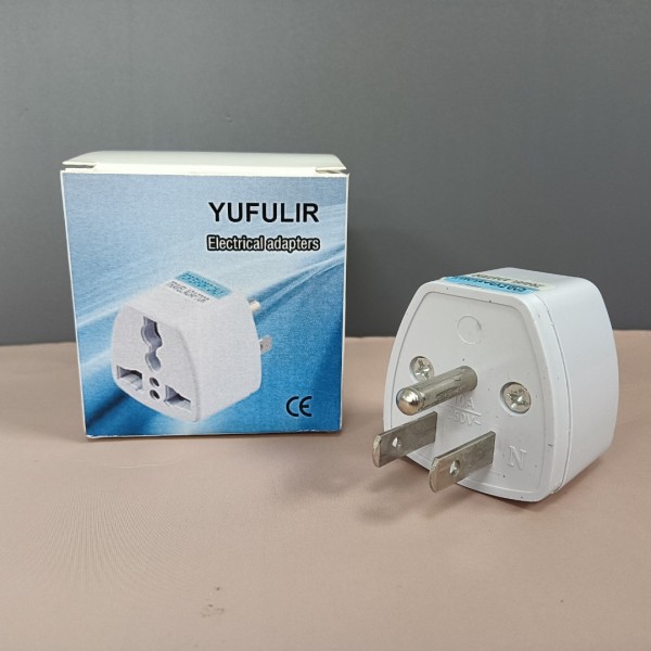 YUFULIR Electrical adapters US Travel Plug Adapter, EU,AU,UK,NZ,CN,in to USA