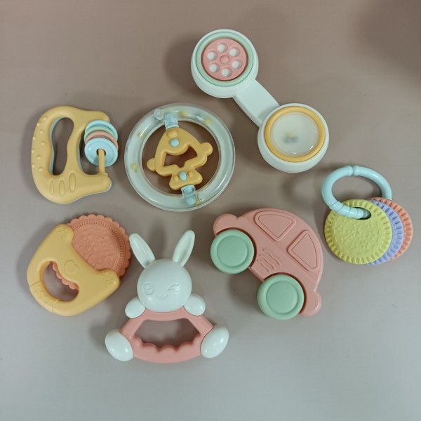 Berichest Crib toys Animal Baby Rattle Set, Infant Teething Toys