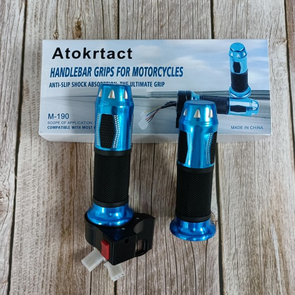 Atokrtact Handlebar grips for motorcycles Motorcycle Hand Grips